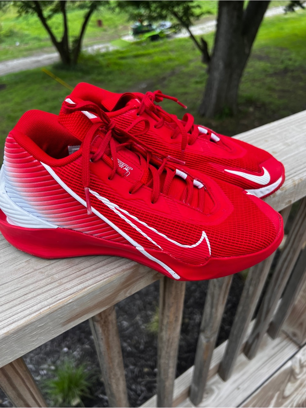 Nike Men's G.T. Jump Academy Basketball Shoe - Red/White